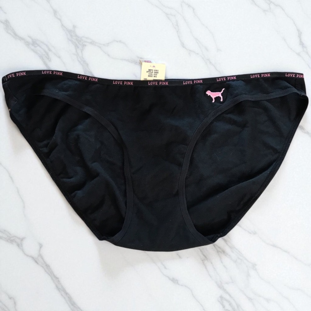 NEW Victoria's Secret 2008 VINTAGE PINK Low Rise Skinny Side Bikini‎ Panty M